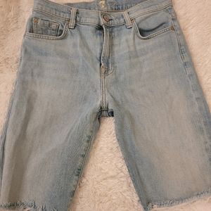 7 for all mankind above the knee jeans